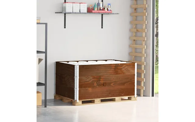Pallerammer 3 Stk. 120 × 80 Cm I Massivt Fyrretræ - Brun