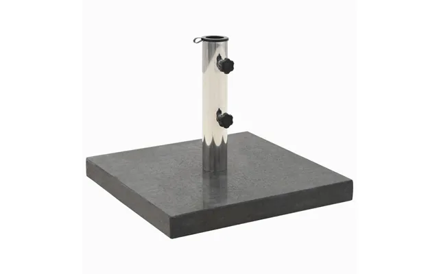 Parasolfod 28,5 Kg - Firkantet Granit, Sort