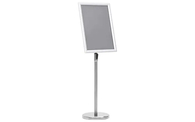 Plakatstativ A3 I Aluminiumslegering - Sølvfarvet, Højdejusterbart