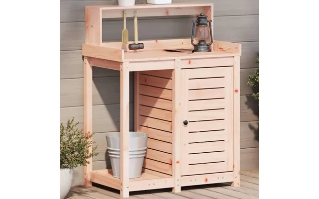 Plantebord Med Hylder 82,5×50×109,5 Cm - Massivt Douglasgran
