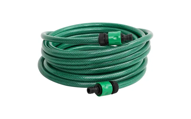 Poolslange 50 M Pvc Grøn Med Koblinger