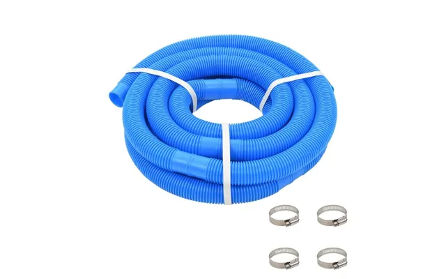 Poolslange Med Klemmer 38 Mm - 6 M, Blå