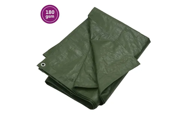 Presenning 6×10 M - Grøn Hdpe 180 G M