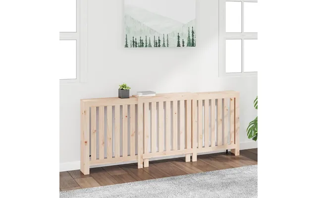 Radiatorskjuler 210 × 21 × 85 Cm I Massivt Fyrretræ - Med Hylde