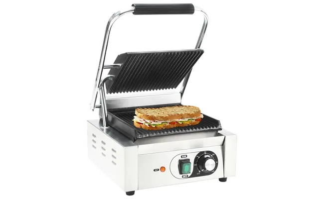 Rillet Paninigrill Rustfrit Stål 1800 W 31x30,5x20 Cm