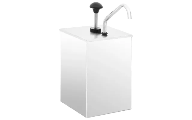 Saucedispenser 3,5 L - Rustfrit Stål Pumpedispenser