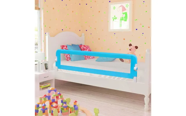 Sengegelænder Til Barneseng 120 × 42 Cm - Polyester, Blå