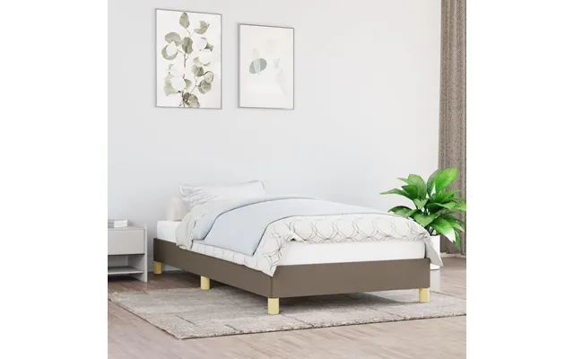Sengeramme Uden Madras 90x200 Cm Stof Gråbrun