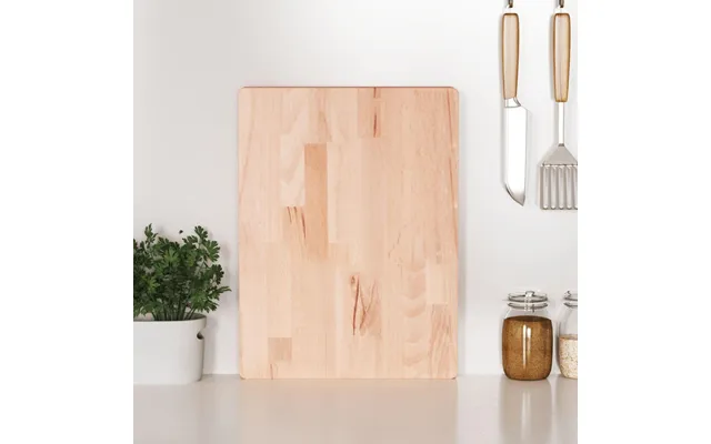Skærebræt 40 × 30 × 4 Cm I Massivt Bøgetræ