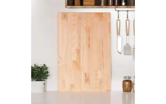 Skærebræt 60 × 40 × 4 Cm I Massivt Bøgetræ