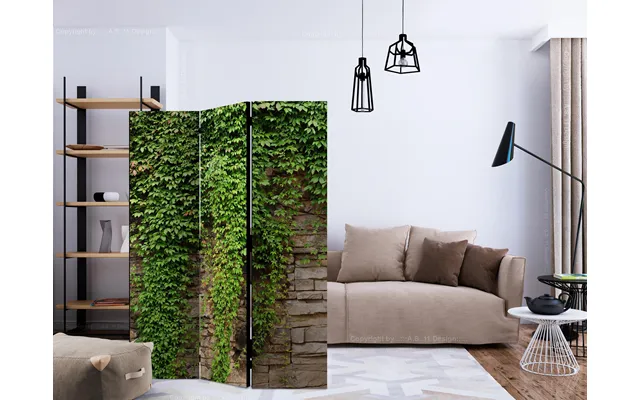 Skærmvæg Efeuvæg - 3-panels Rumdeler 135 X 172 Cm