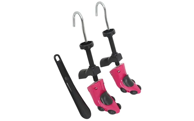Skotræer Med Skohorn Str. 34-40 - Plast, Pink Sort