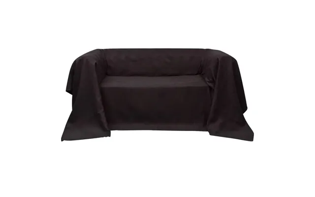 Sofaovertræk I Micro-suede - Brunt
