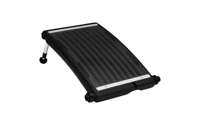 Solvarmer Til Pool - Buet Panel 72,5 × 46 Cm, Sort