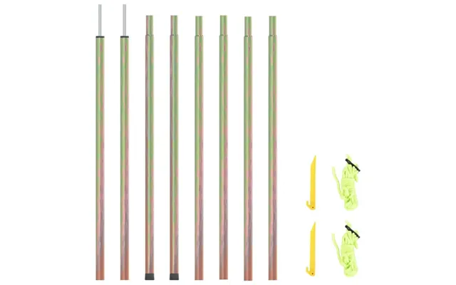 Stænger Til Solsejl - 2 Stk. 250 Cm I Galvaniseret Stål