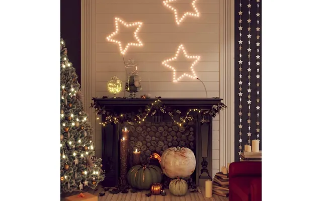 Stjerne Julefigur Med 48 Led - 56 Cm, Varmt Hvidt Lys