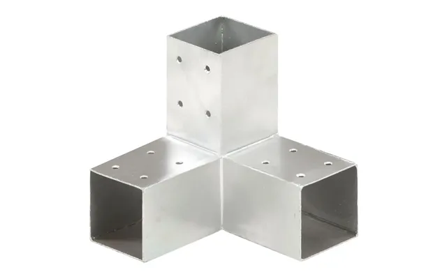 Stolpebeslag Y-form 71 × 71 Mm - Galvaniseret Metal