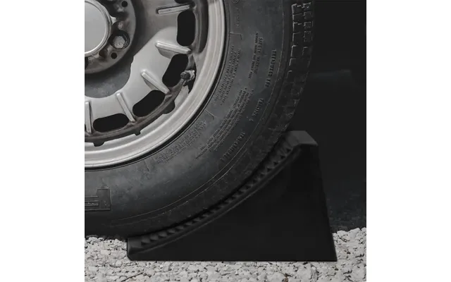Stopklodser Til Parkering - 4 Stk. Gummi, 16 × 9 × 9 Cm