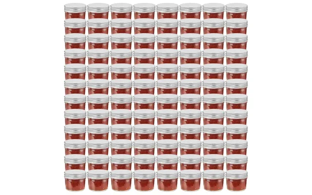 Syltetøjsglas Med Sølvfarvet Låg 110 Ml - 96 Stk.