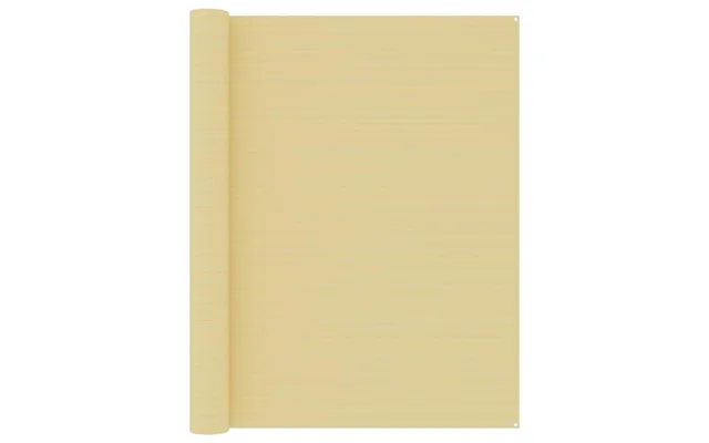 Telttæppe 250 X 600 Cm Beige - Campingtæppe Til Telt Og Markise