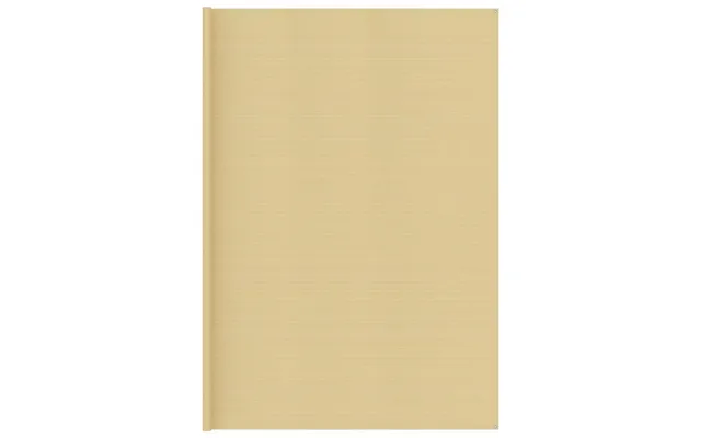Telttæppe 400 × 700 Cm - Beige Hdpe Til Camping Og Terrasse