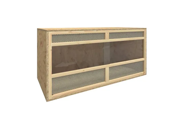 Terrarium 100 × 47 × 47 Cm I Konstrueret Træ Og Glas