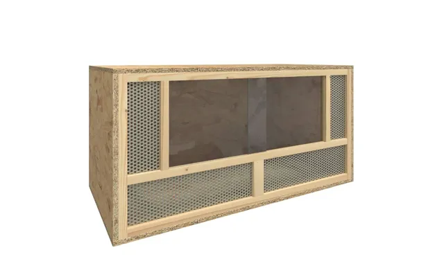 Terrarium 80×40×40 Cm I Konstrueret Træ Med Glasfront