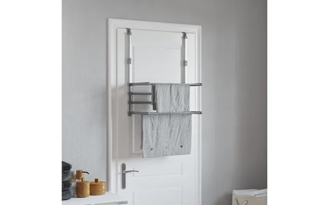Tørrestativ Til Altan 54×25×42 Cm - Aluminium, Foldbart Og Udtrækkeligt