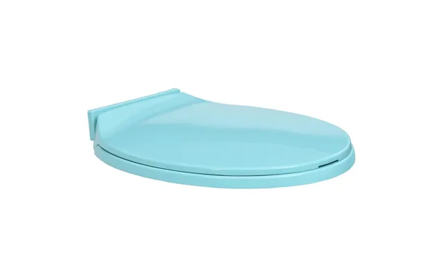Toiletsæde Med Soft-close - Oval, Grøn Polypropylen