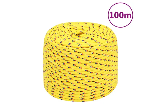 Tovværk Til Båd - Polypropylen 8 Mm, 100 M, Gul