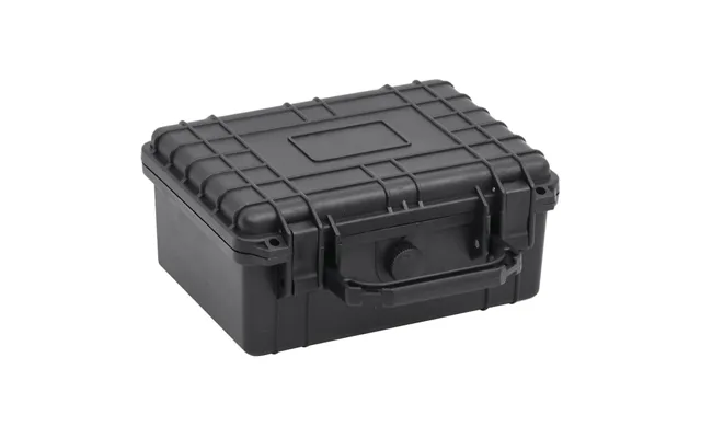 Transportabel Flightcase 24 × 19 × 11 Cm - Pp, Sort Med Skum