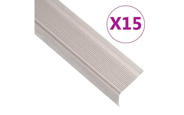 Trappelister L-facon 90 Cm Aluminium - Champagne, 15 Stk.