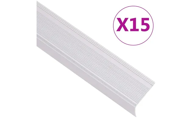 Trappelister L-facon 90 Cm - Aluminium, Sølvfarvet 15 Stk.