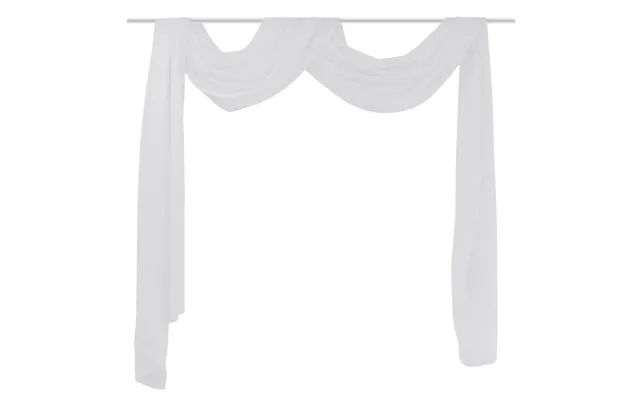 Tynde Voile Gardiner 140 X 600 Cm Hvid