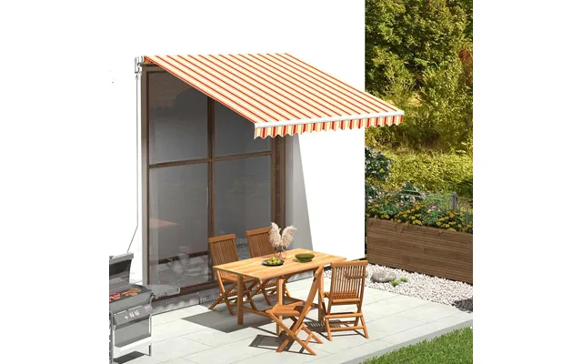 Udskiftningsdug Til Markise 3 × 2,5 M - Gul Orange Stribet