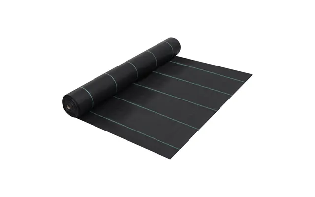 Ukrudtsdug 1 × 10 M - Sort Pp, 60 G M Med Grønne Striber