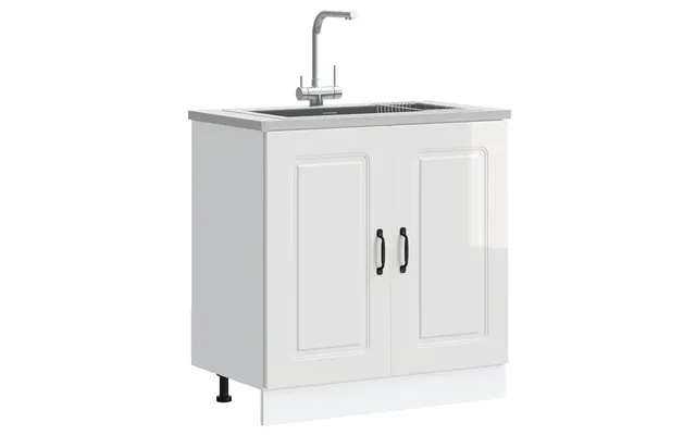 Underskab Til Vask Kalmar 80×46×81,5 Cm - Højglans Hvid