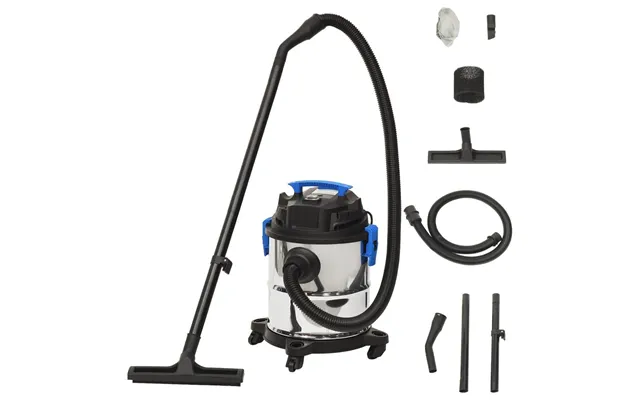 Våd- Tørstøvsuger 1200 W - 20 L, Sølvfarvet