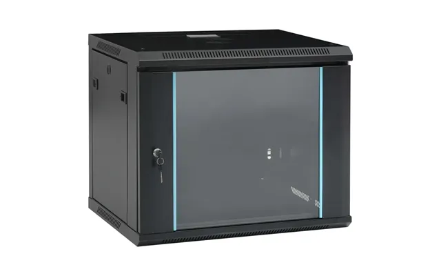 Væghængt Netværksskab 4u 19 Ip20 - 600 × 450 × 510 Mm, Sort