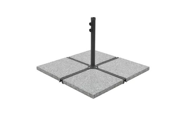 Vægtplade Til Parasol I Granit 25 Kg - Firkantet, Grå
