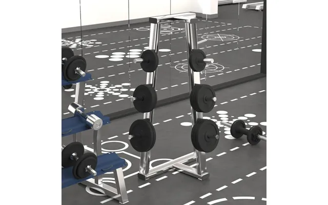 Vægtskiver 6 Stk. 30 Kg - Støbejern, Hul 3 Cm