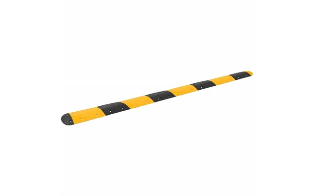 Vejbump I Gummi 420 × 32,5 × 4 Cm - Gul Sort