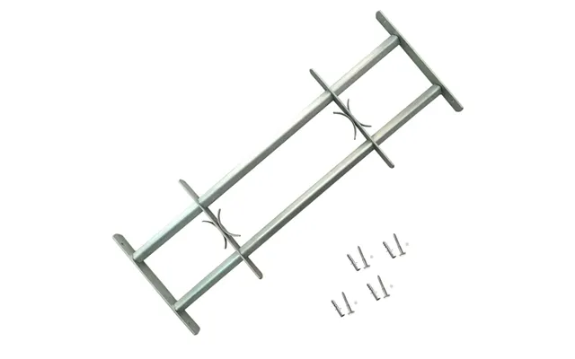 Vinduesgitter 500-650 Mm I Galvaniseret Stål - Sølv