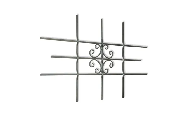 Vinduesgitter 69 × 114 Cm - Sikkerhedsgitter I Galvaniseret Stål