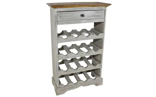 Vinreol 55 × 23 × 85 Cm I Massivt Mahognitræ - Antik Stil