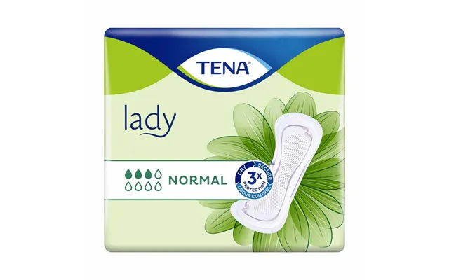 Inkontinens Indlæg Til Let Urinlækage Til Kvinder Diskret Design Tena Lady Normal - 30 Stk