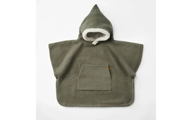 Cloby Teddy Poncho Forest Green