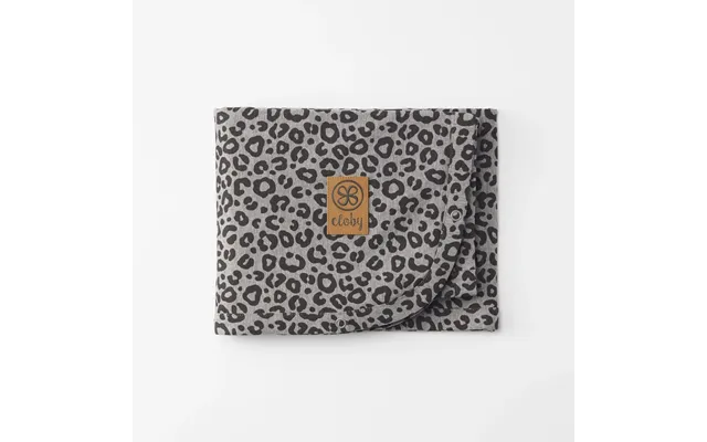 Cloby Uv Tæppe - Leopard Black Grey