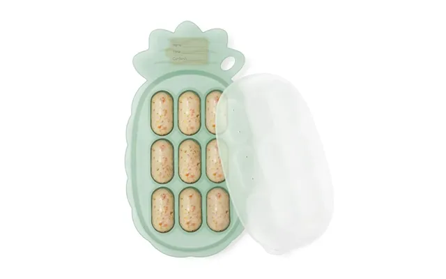 Haakaa Pineapple Silikone Frysebakke - Pea Green