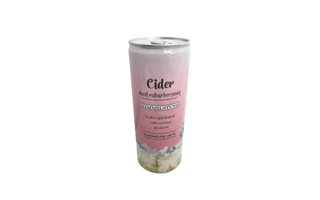 Cider Med Rabarbersmag - Alkoholfri